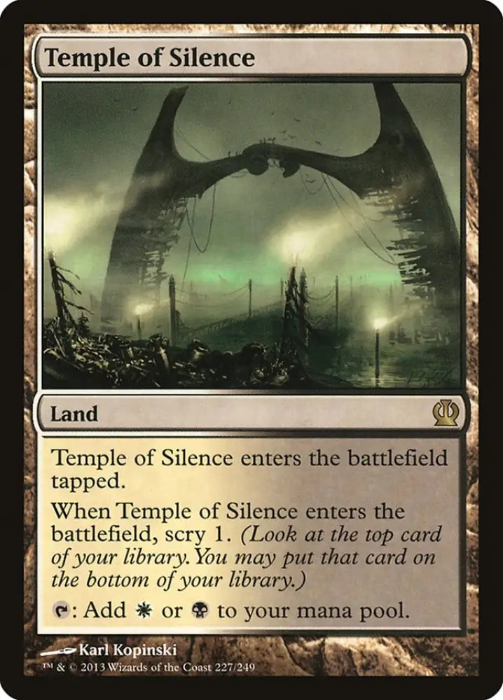 Temple of Silence [Theros] - MTG Single