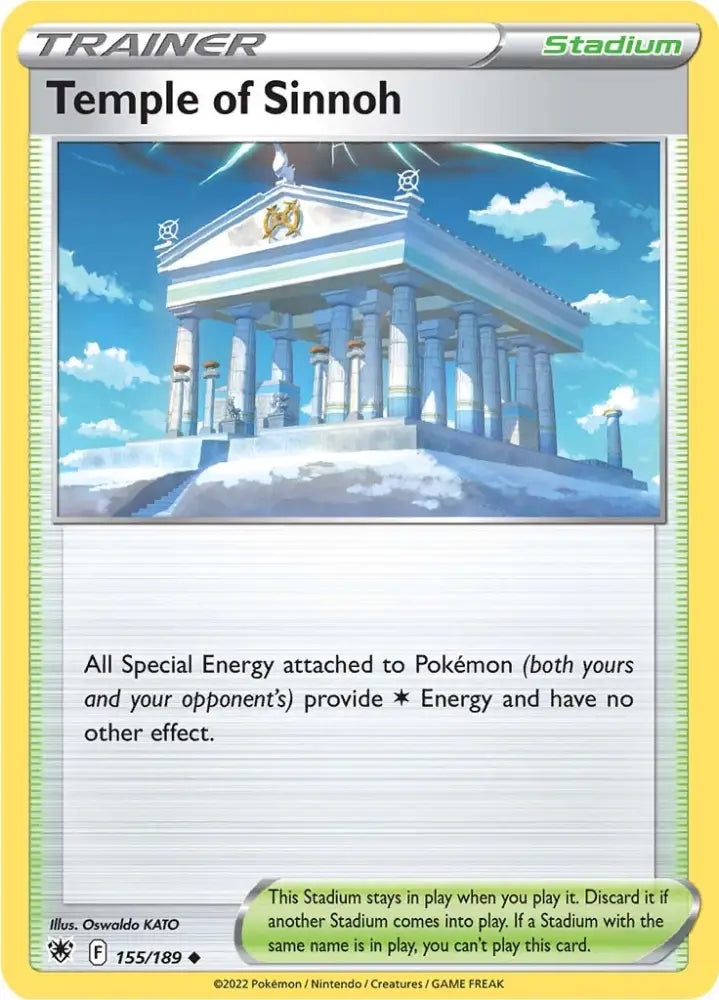 Temple of Sinnoh (155/189) [Sword & Shield: Astral Radiance] - Pokemon Single
