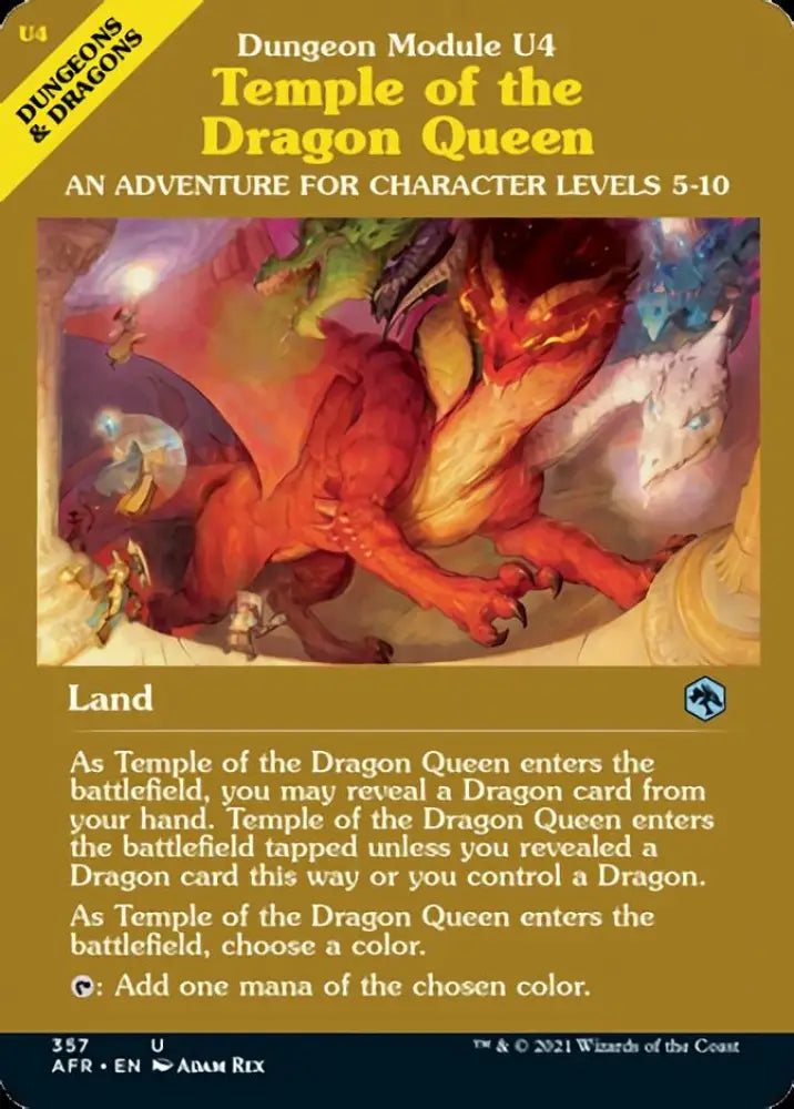 Temple of the Dragon Queen (Dungeon Module) [Dungeons & Dragons: Adventures in the Forgotten Realms] - MTG Single