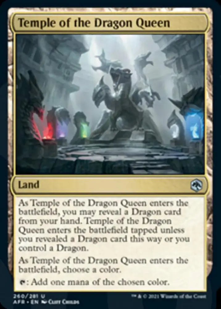 Temple of the Dragon Queen [Dungeons & Dragons: Adventures in the Forgotten Realms] - MTG Single