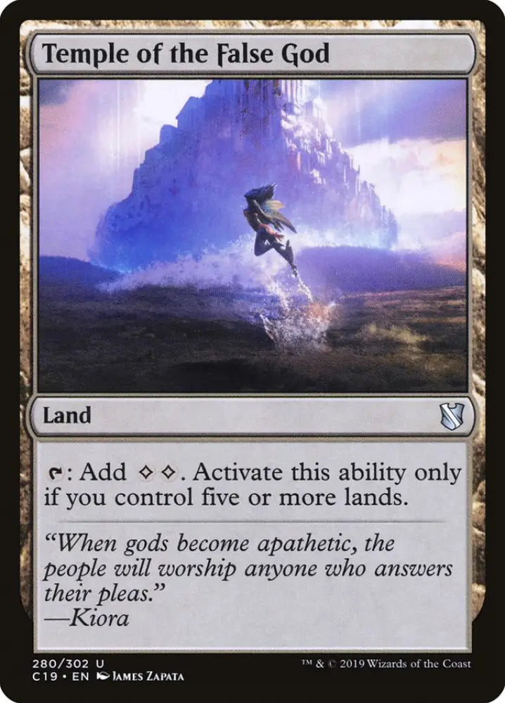 Temple of the False God [Commander 2019] - MTG Single
