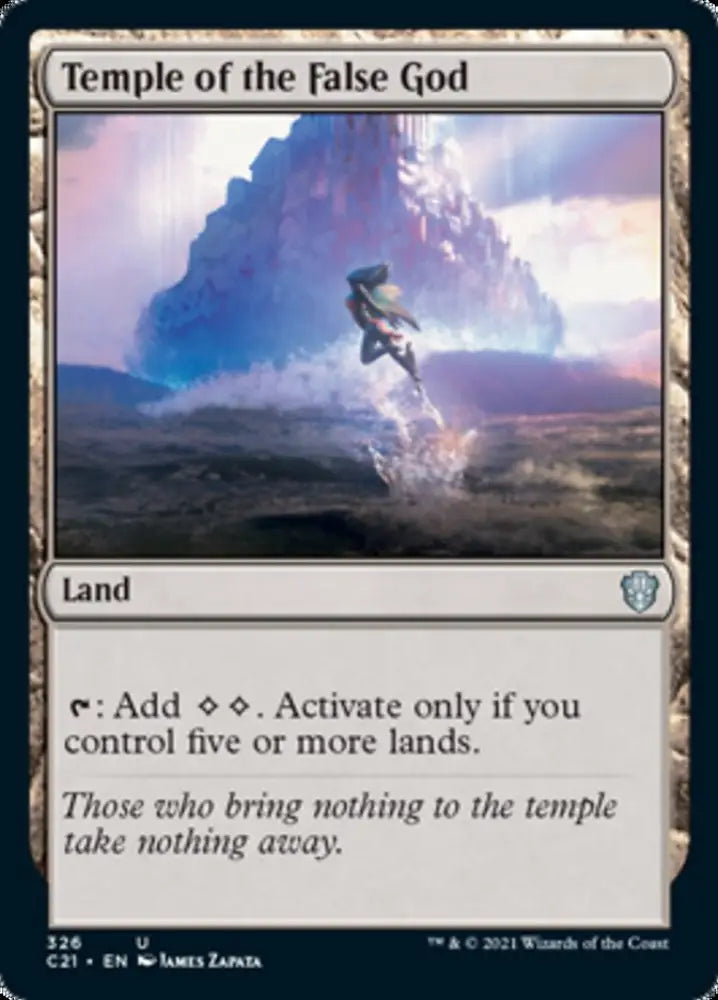 Temple of the False God [Commander 2021] - MTG Single