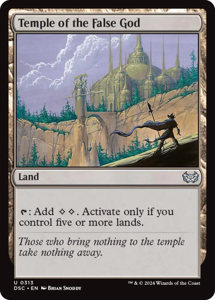 Temple of the False God [Duskmourn: House of Horror Commander] - MTG Single