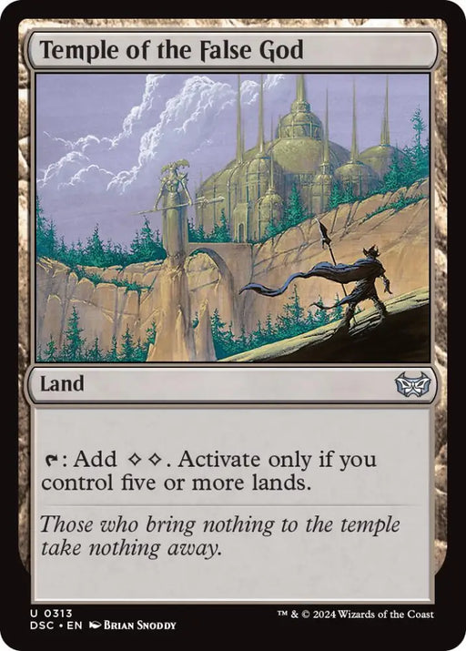 Temple of the False God [Duskmourn: House of Horror Commander] - MTG Single