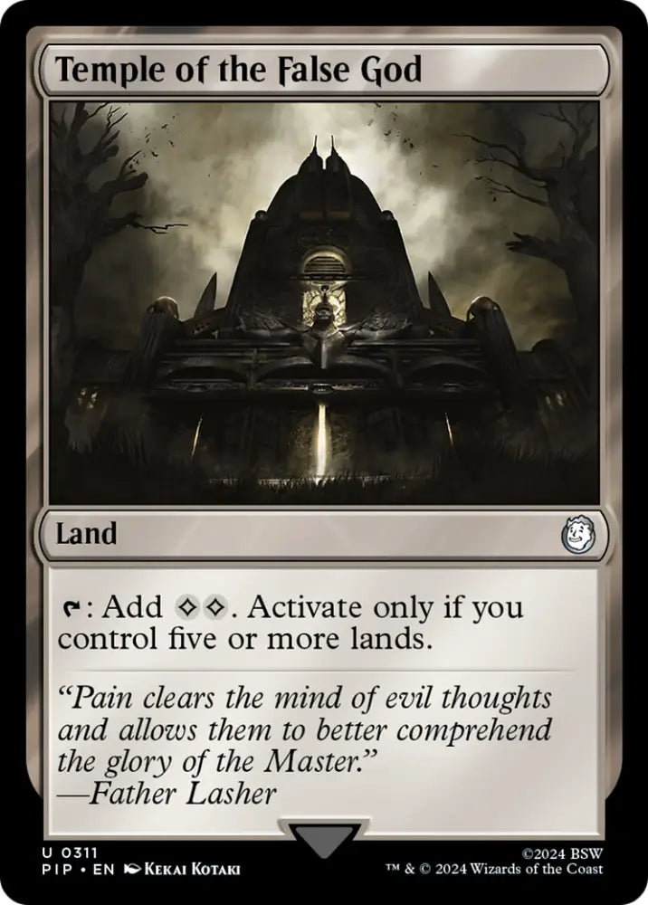 Temple of the False God [Fallout] - MTG Single
