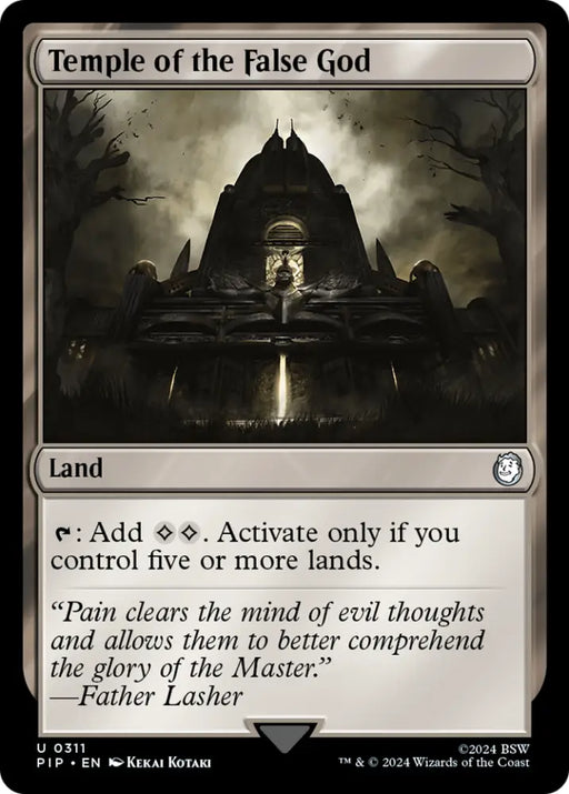 Temple of the False God [Fallout] - MTG Single