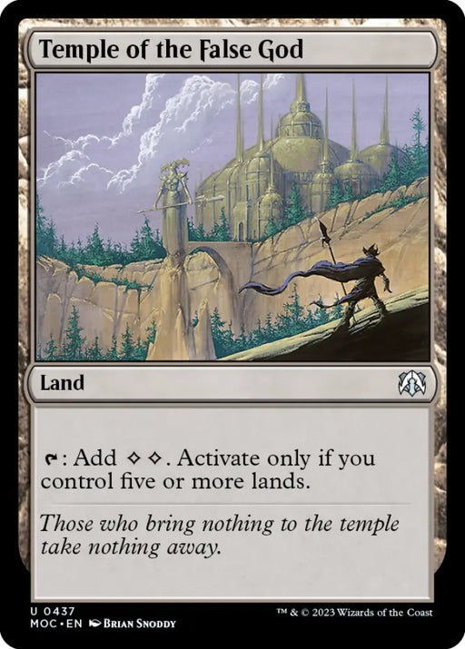Temple of the False God [March of the Machine Commander] - MTG Single