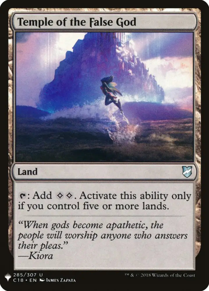 Temple of the False God [Mystery Booster] - MTG Single
