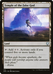 Temple of the False God [Phyrexia: All Will Be One Commander] - MTG Single
