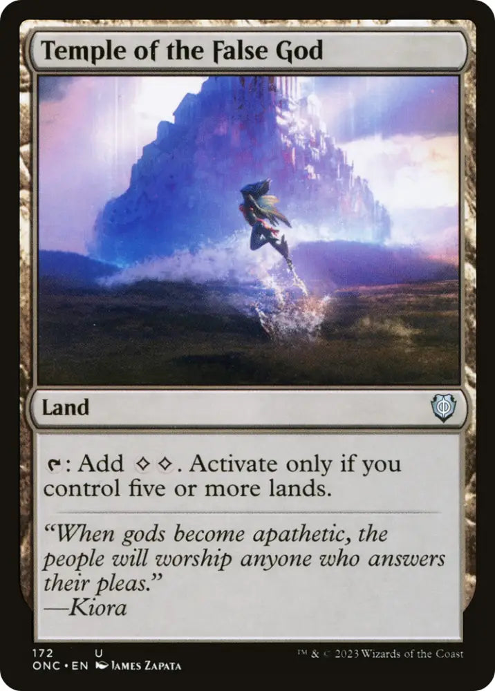 Temple of the False God [Phyrexia: All Will Be One Commander] - MTG Single