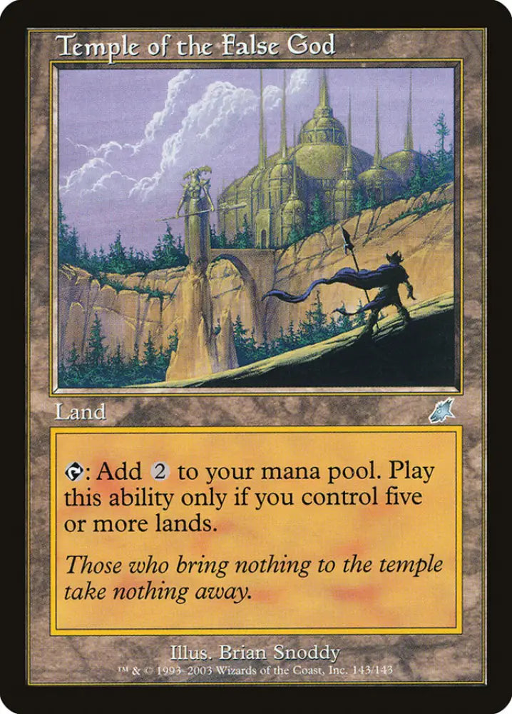 Temple of the False God [Scourge] - MTG Single