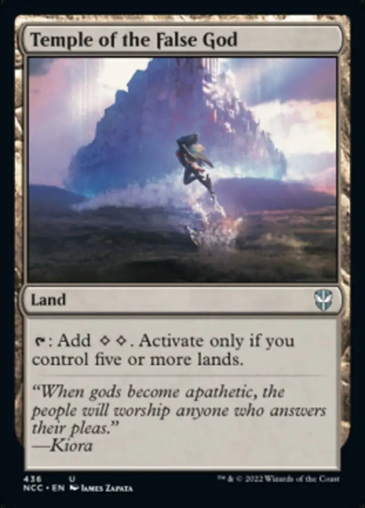 Temple of the False God [Streets of New Capenna Commander] - MTG Single