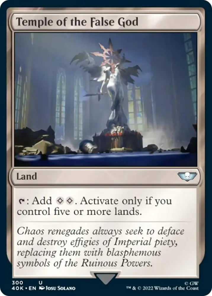 Temple of the False God [Warhammer 40,000] - MTG Single