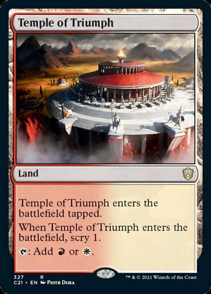 Temple of Triumph [Commander 2021] - MTG Single