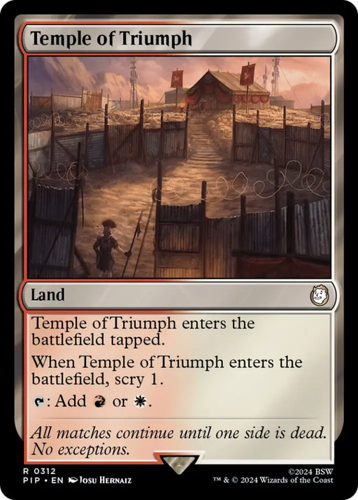 Temple of Triumph [Fallout] - MTG Single