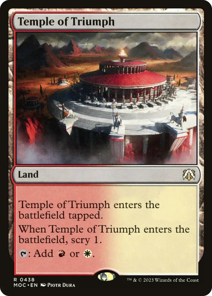Temple of Triumph [March of the Machine Commander] - MTG Single
