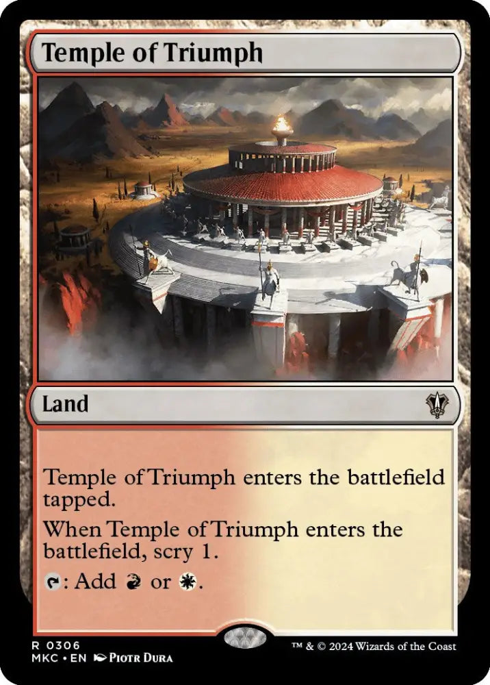 Temple of Triumph [Murders at Karlov Manor Commander] - MTG Single