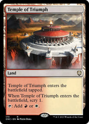 Temple of Triumph [Phyrexia: All Will Be One Commander] - MTG Single
