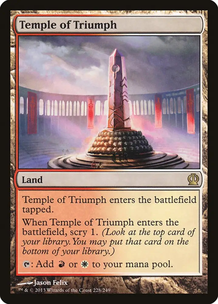 Temple of Triumph [Theros] - MTG Single