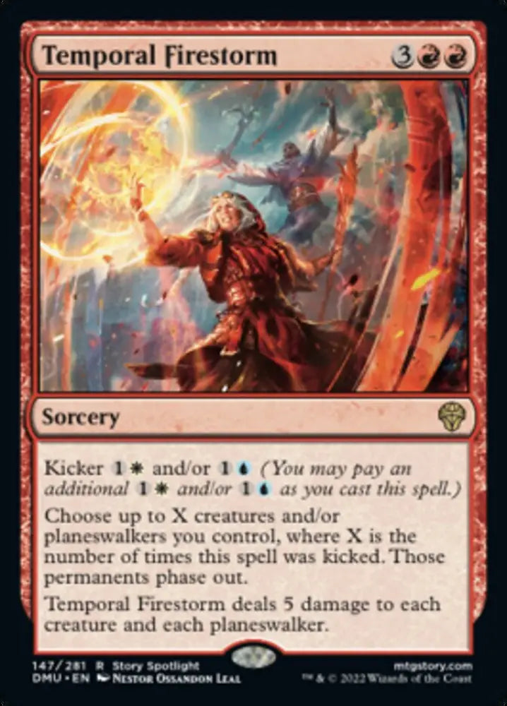 Temporal Firestorm [Dominaria United] - MTG Single