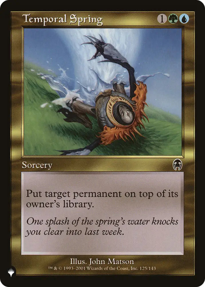Temporal Spring [The List] - MTG Single