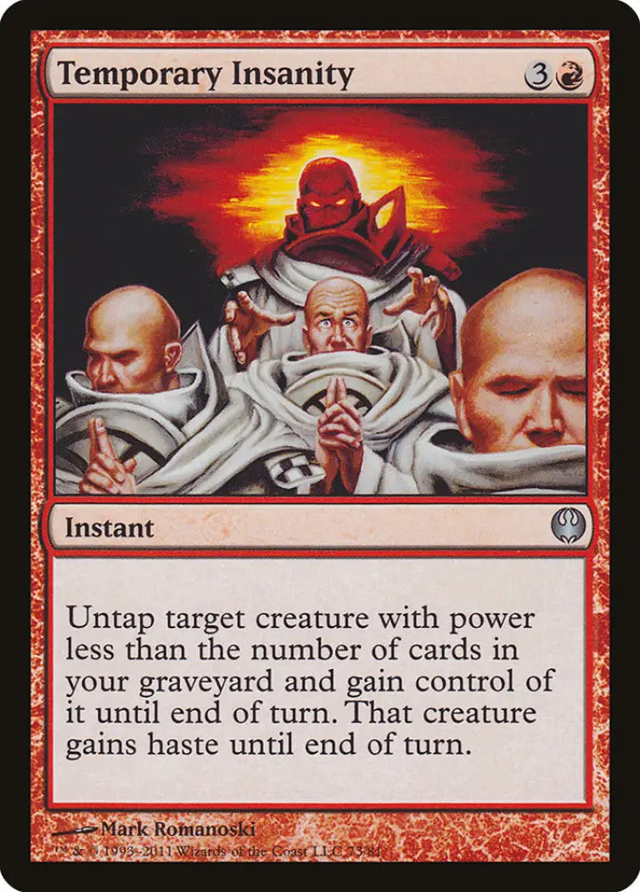Temporary Insanity [Duel Decks: Knights vs. Dragons] - MTG Single
