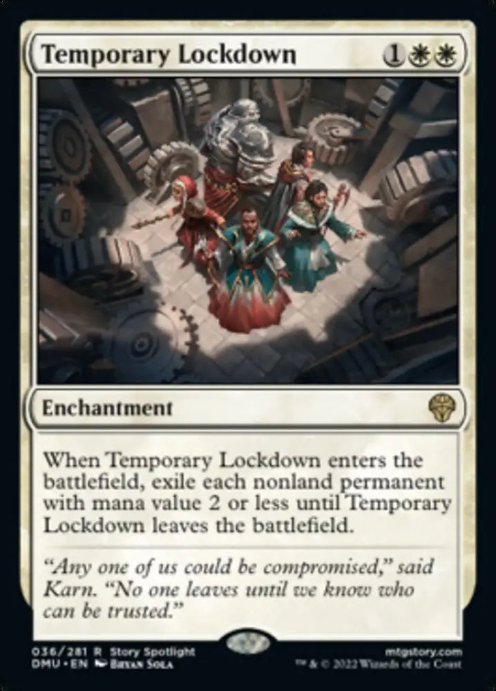 Temporary Lockdown [Dominaria United] - MTG Single
