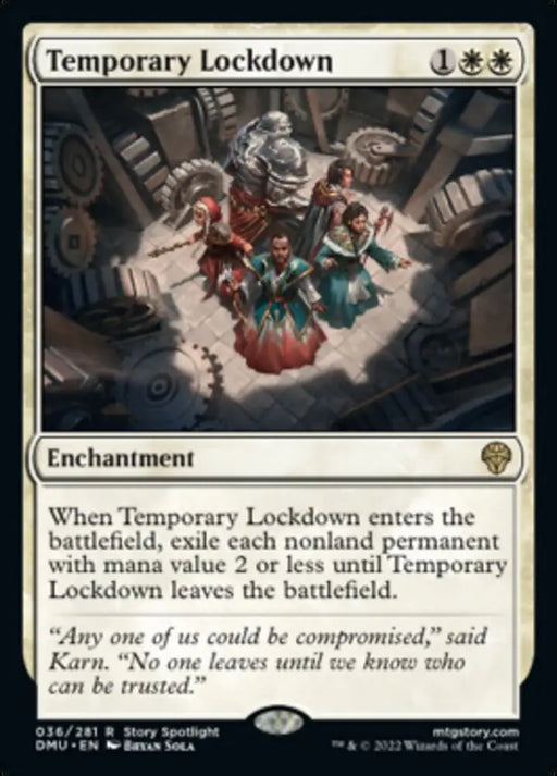Temporary Lockdown [Dominaria United] - MTG Single