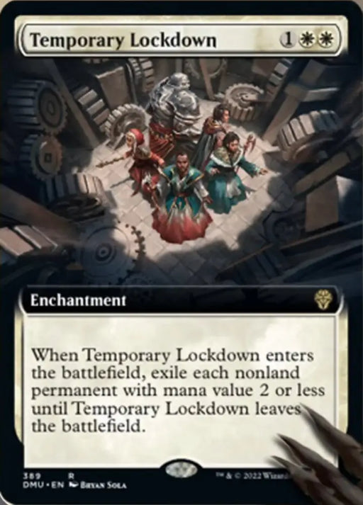 Temporary Lockdown (Extended Art) [Dominaria United] - MTG Single