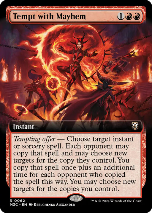 Tempt with Mayhem (Extended Art) [Modern Horizons 3 Commander] - MTG Single