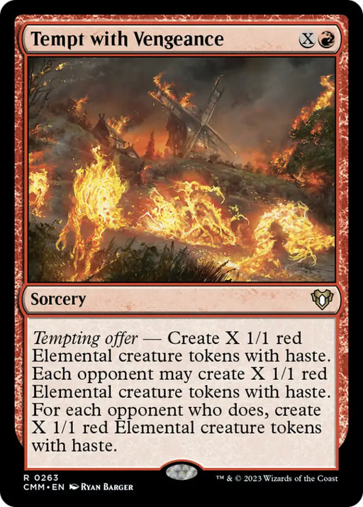 Tempt with Vengeance [Commander Masters] - MTG Single