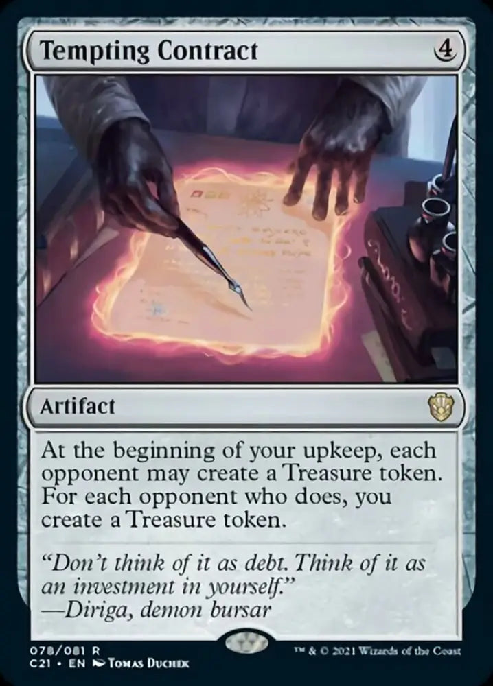 Tempting Contract [Commander 2021] - MTG Single