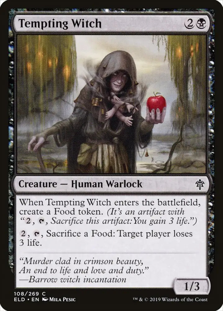 Tempting Witch [Throne of Eldraine] - MTG Single