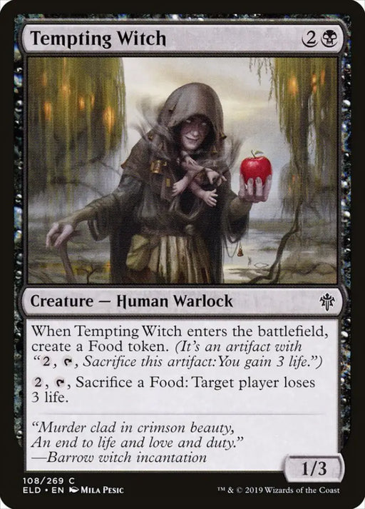 Tempting Witch [Throne of Eldraine] - MTG Single