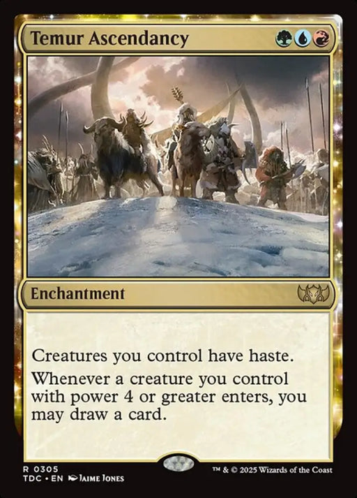 Temur Ascendancy (305) [Tarkir: Dragonstorm Commander]