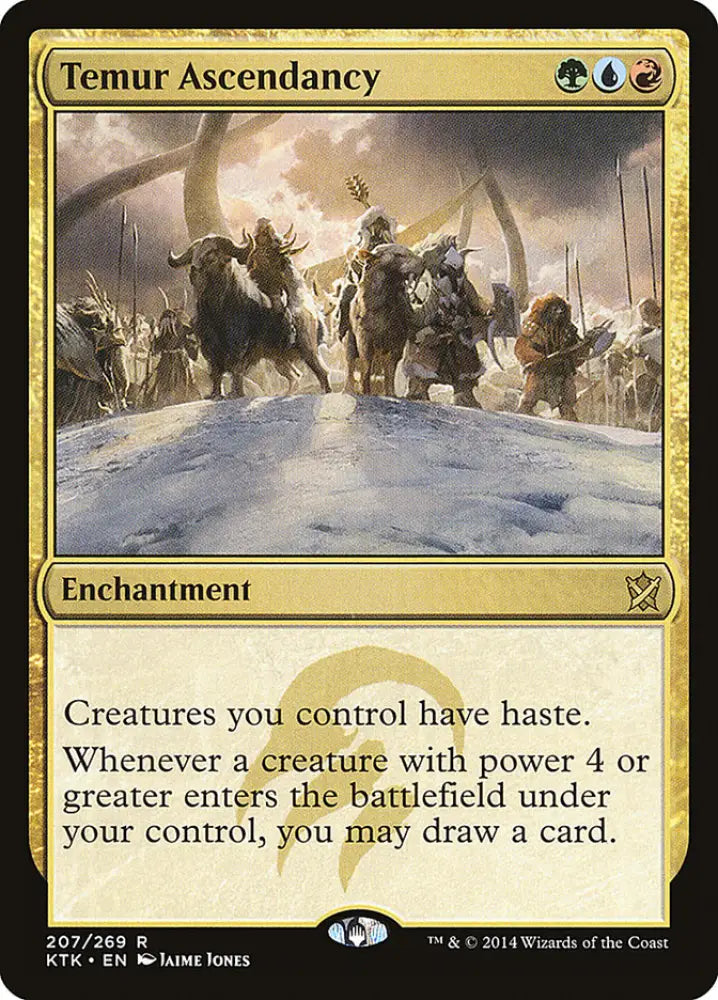 Temur Ascendancy [Khans of Tarkir] - MTG Single