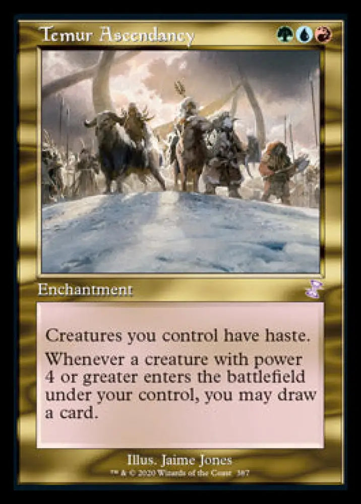 Temur Ascendancy (Timeshifted) [Time Spiral Remastered] - MTG Single