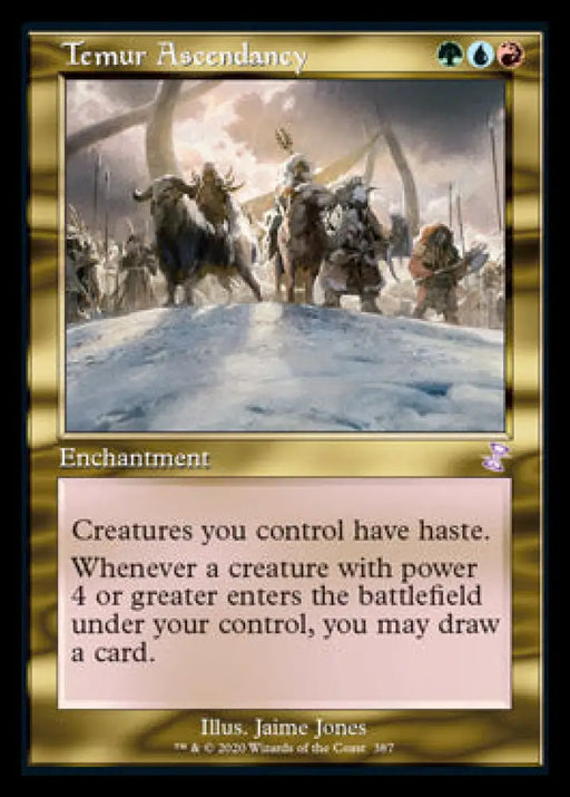Temur Ascendancy (Timeshifted) [Time Spiral Remastered] - MTG Single