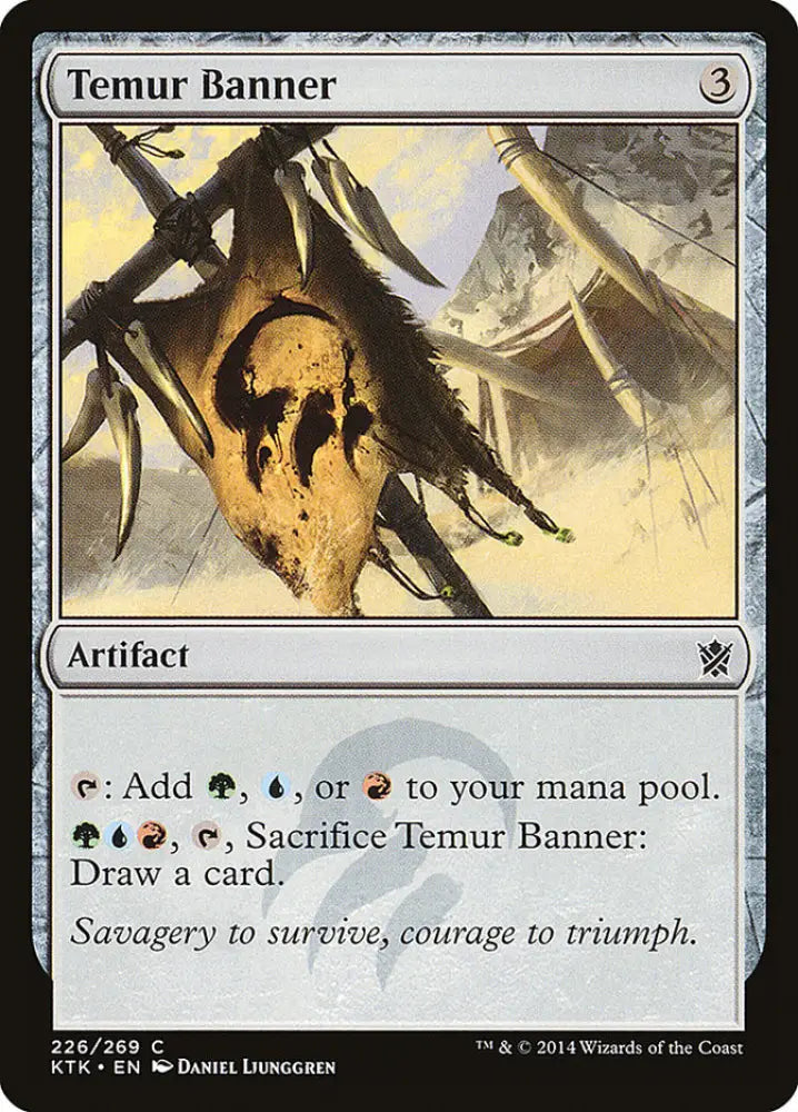 Temur Banner [Khans of Tarkir] - MTG Single