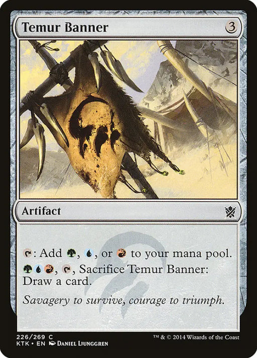Temur Banner [Khans of Tarkir] - MTG Single
