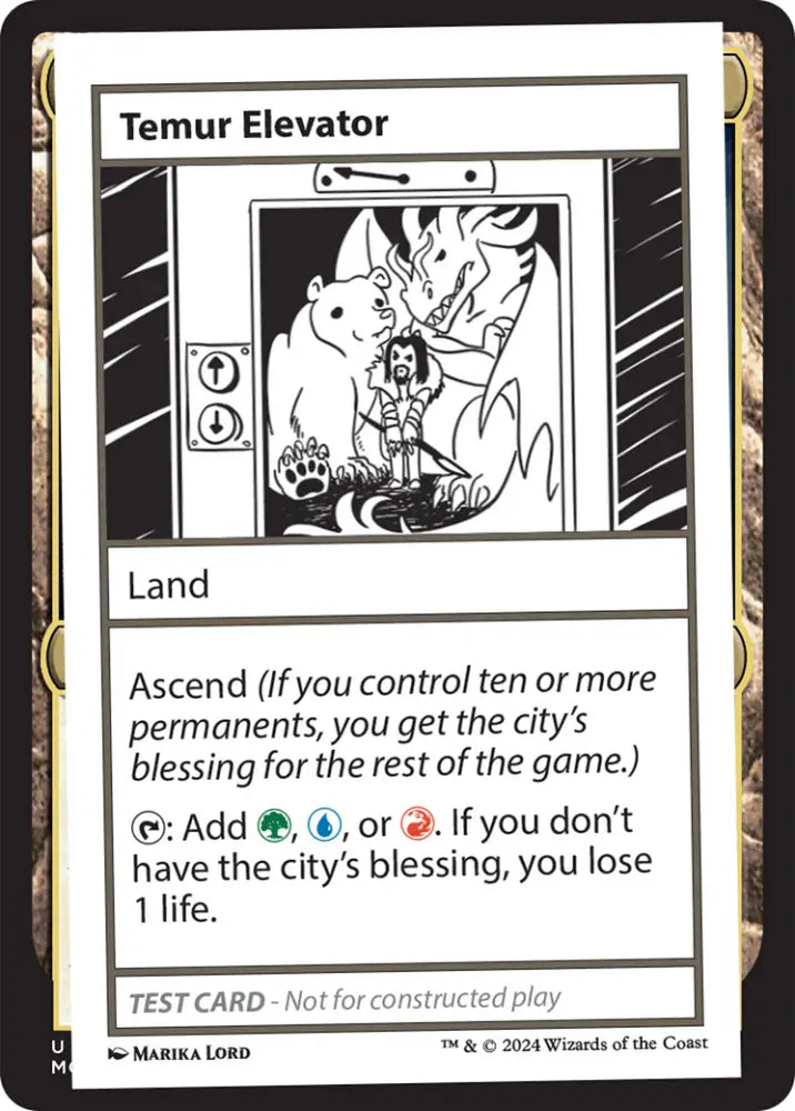 Temur Elevator [Mystery Booster 2 Playtest Cards] - MTG Single