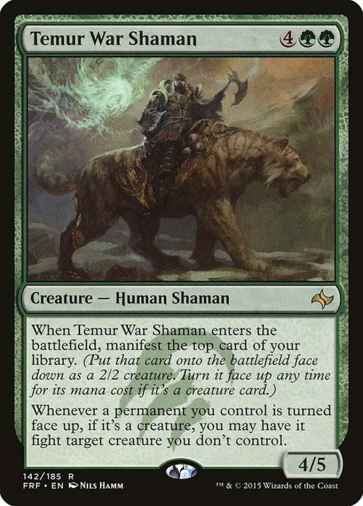 Temur War Shaman [Fate Reforged] - MTG Single