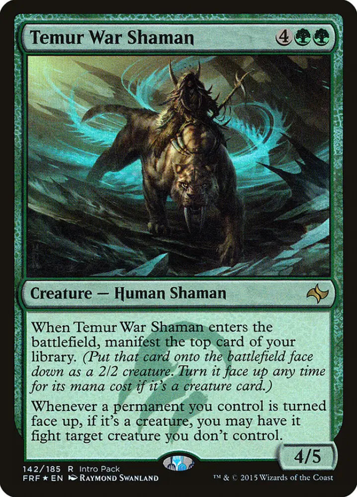 Temur War Shaman (Intro Pack) [Fate Reforged Promos] - MTG Single