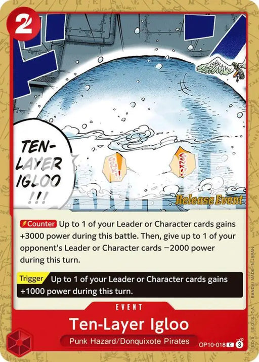 Ten-Layer Igloo (OP10-018) [Royal Blood Release Event Cards]