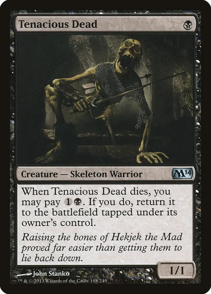 Tenacious Dead [Magic 2014] - MTG Single