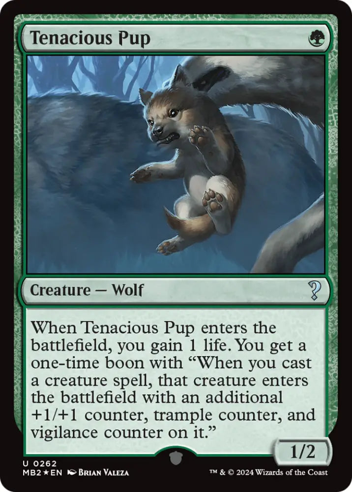 Tenacious Pup [Mystery Booster 2] - MTG Single
