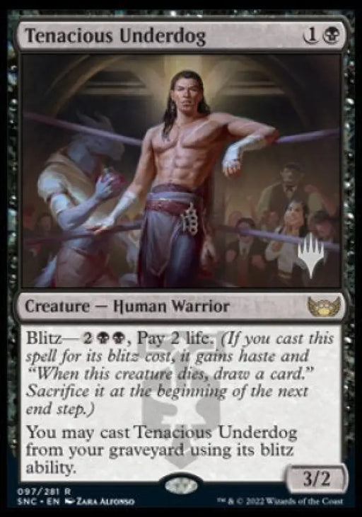 Tenacious Underdog (Promo Pack) [Streets of New Capenna Promos] - MTG Single