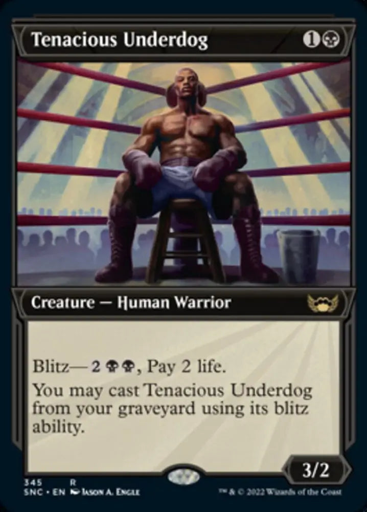 Tenacious Underdog (Showcase Art Deco) [Streets of New Capenna] - MTG Single