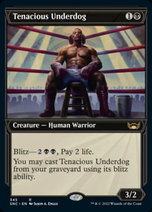 Tenacious Underdog (Showcase Art Deco) [Streets of New Capenna] - MTG Single