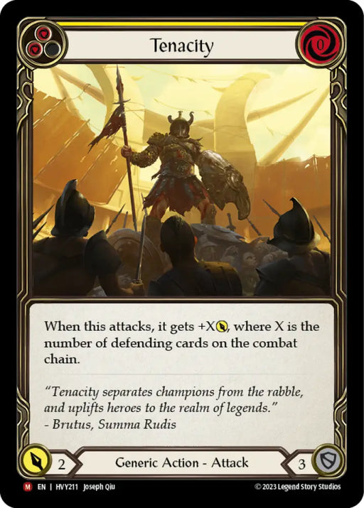 Tenacity [Heavy Hitters] Rainbow Foil - Flesh And Blood Single
